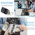 iPhone 17 Pro JEEHOOD C22 Series Zipper Wallet Leather Phone Case with Dual Lanyard - White