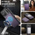 iPhone 17 Pro JEEHOOD J05 Business Magnetic Style RFID Leather Phone Case - Purple