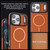 iPhone 17 Pro Kalebol Carbon Fiber MagSafe Phone Case - Brown
