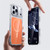 iPhone 17 Pro Kalebol Transparent Magnetic MagSafe Skin Feel Phone Case - Orange