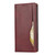 iPhone 17 Pro Knead Skin Texture Flip Leather Phone Case - Wine Red