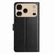 iPhone 17 Pro Lambskin 8-card Slot Leather Phone Case - Black