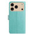 iPhone 17 Pro Lambskin 8-card Slot Leather Phone Case - Green