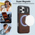 iPhone 17 Pro LC.IMEEKE L2 Series Detachable Magsafe PU Phone Case with Lanyard - Brown