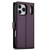 iPhone 17 Pro LC.IMEEKE L2 Series Detachable Magsafe PU Phone Case with Lanyard - Purple