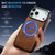 iPhone 17 Pro LC.IMEEKE L6 Series MagSafe Magnetic Phone Case - Brown