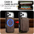 iPhone 17 Pro LC.IMEEKE L6 Series Zipper Card Bag MagSafe Magnetic Phone Case - Coffee
