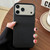 iPhone 17 Pro Leather Texture TPU Full Coverage Phone Case - Black