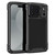 iPhone 17 Pro Lens Holder Metal IP54 Life Waterproof Three-proof MagSafe Phone Case - Black