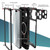 iPhone 17 Pro Lens Holder Metal IP54 Life Waterproof Three-proof MagSafe Phone Case - Black