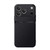 iPhone 17 Pro Litchi Leather Magnetic Full Coverage Shockproof Phone Case - Black
