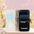 iPhone 17 Pro Litchi Texture Wallet Mirror Leather Phone Case - Blue