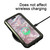 iPhone 17 Pro LOVE MEI Metal Shockproof Life Waterproof Dustproof Phone Case - Black