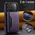 iPhone 17 Pro MAGKING K2 Series MagSafe RFID Card Bag Detachable Phone Case - Purple