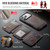 iPhone 17 Pro MAGKING K3 Series MagSafe RFID K3 Pro Card Bag Detachable Phone Case - Coffee