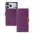 iPhone 17 Pro Magnetic Buckle Card Slot Leather Phone Case - Purple