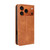 iPhone 17 Pro Magnetic Buckle Retro Texture Leather Phone Case - Brown