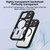 iPhone 17 Pro MagSafe Anti-fingerprint Highly Transparent PC Phone Case - Black