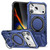 iPhone 17 Pro MagSafe Magnetic Shockproof Phone Case with Ring Holder - Navy Blue