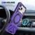 iPhone 17 Pro MagSafe Magnetic Shockproof Phone Case with Ring Holder - Purple
