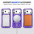 iPhone 17 Pro MagSafe Magnetic Shockproof Phone Case with Ring Holder - Purple