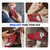 iPhone 17 Pro MagSafe Magnetic Shockproof Phone Case with Ring Holder - Red