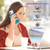 iPhone 17 Pro Max Double Buckle Mandala Leather Wallet Back Cover Phone Case - Blue