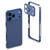 iPhone 17 Pro Max Ultra-Thin Alloy Metal Frame Shockproof Phone Case with  Lens Frame - Blue