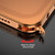 iPhone 17 Pro Max Ultra-Thin Alloy Metal Frame Shockproof Phone Case with  Lens Frame - Orange