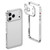 iPhone 17 Pro Max Ultra-Thin Alloy Metal Frame Shockproof Phone Case with  Lens Frame - Silver