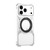 iPhone 17 Pro Mechanical Arm Borderless MagSafe Holder Metal Phone Case - Silver