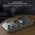 iPhone 17 Pro Mechanical Gear MagSafe Holder Borderless Metal Phone Case - Orange