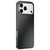 iPhone 17 Pro Metal Frame Micro-frosted Back Panel Phone Case - Black