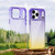 iPhone 17 Pro Metal Lens Frame Gradient PC MagSafe Phone Case - Purple