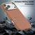 iPhone 17 Pro Mocome Plain Magnetic Shockproof Phone Case - Brown