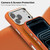 iPhone 17 Pro Mocome Plain Magnetic Shockproof Phone Case - Orange