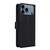 iPhone 17 Pro Multi-Card Wallet RFID Leather Phone Case - Black