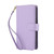 iPhone 17 Pro Multi-Card Wallet RFID Leather Phone Case - Light Purple