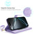 iPhone 17 Pro Multi-Card Wallet RFID Leather Phone Case - Light Purple