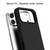 iPhone 17 Pro Mutural Rhyme Series Satin Texture Leather MagSafe Phone Case - Black