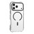iPhone 17 Pro Mutural Transparent Color Series PC+TPU Magnetic MagSafe Phone Case - Dark Grey