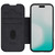 iPhone 17 Pro NILLKIN QIN Series Pro Sliding Camera Cover Design Leather Phone Case - Black