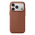 iPhone 17 Pro Official Tech Fabric Texture Side-Stick TPU Magsafe Phone Case with AI Camera Button - Brown