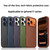 iPhone 17 Pro Official Tech Fabric Texture Side-Stick TPU Magsafe Phone Case with AI Camera Button - Green