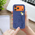 iPhone 17 Pro Penguin Baby EVA Shockproof Phone Case with Holder - Navy Blue