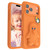 iPhone 17 Pro Penguin Baby EVA Shockproof Phone Case with Holder - Orange
