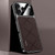 iPhone 17 Pro Plain Leather PC Phone Case - Brown