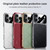 iPhone 17 Pro Plain Leather PC Phone Case - Green