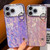 iPhone 17 Pro Plating Foil-like Metallic Texture Wristband Holder TPU Phone Case with Lens Film - Pink