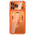 iPhone 17 Pro Plating Paint TPU MagSafe Phone Case with Dust Plug & Lens Film - Orange